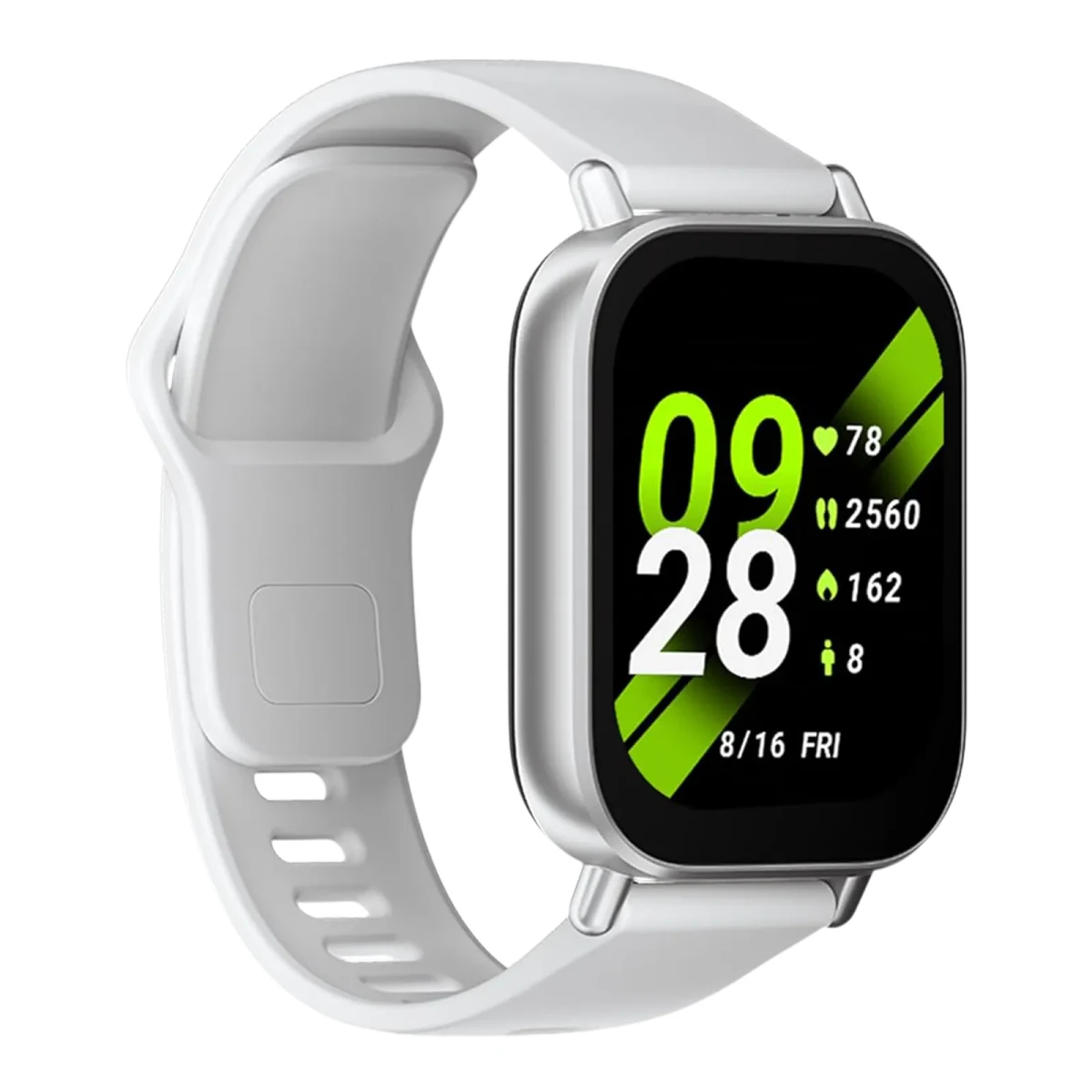 Redmi Watch 5 Active Smartwatch with Bluetooth Calling - Matte Silver / Matte Silver / 51mm / Bluetooth